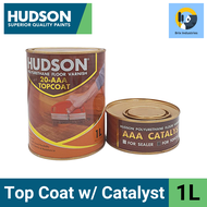 Hudson Polyurethane Floor Varnish Topcoat Sealer Reducer 1 Liter or 4 Liters (Gallon) Brix Industrie