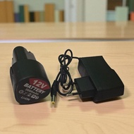 12V+CHARGER BATTERY CORDLESS DRILL 12 VOLT JLD XENNON DAGMARA UNIVERSAL SOCKET