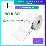ONELABEL THERMAL LABEL STICKER 80X50 - 80 X 50
