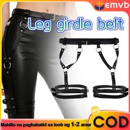 Women Gothic Punk Leather Cage Suspender Leg Harness Adjustable Waist Belt Gothic Accessories