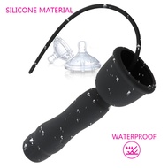 Men Masturbation Soft Silicone Urethral Dilator Stimulation Rod Vibrator Sex Toy