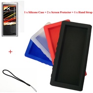 Silicone Gel Skin Case for Sony Walkman NW-ZX300 NW-ZX300A ZX300 Rubber Cover Screen Protector Hand Strap