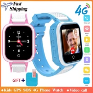 Kids Smart Watch For Children 4G Sim Card SOS Phone Call GPRS Positioning  Footprint Track Waterproo