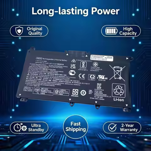 HP Battery For Original HW03XL Laptop Battery 3440mAh For HP Pavilion 15-EG 15-EH 15T-EG 15Z-EH 17-C