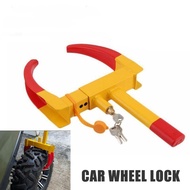 ที่ล็อคล้อรถยนต์，Heavy Duty Car Wheel Lock Clamp Boat Tyre Claw Trailer รถบรรทุกรถ ATV รถกอล์ฟ RV รถ