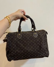 Louis Vuitton LV Speedy 30 MiniLin Bandoulière 牛仔 丹寧 枕頭包 手提包