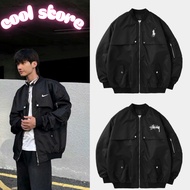 High-quality 2-layer bomber jacket, windproof, waterproof, class 1 standard unisex fomr, button-down