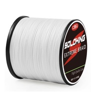 SOLOKING Braided Fishing Line 300m/500m/1000M 4 Strand Braided Line Super Strong Multifilament Fishi