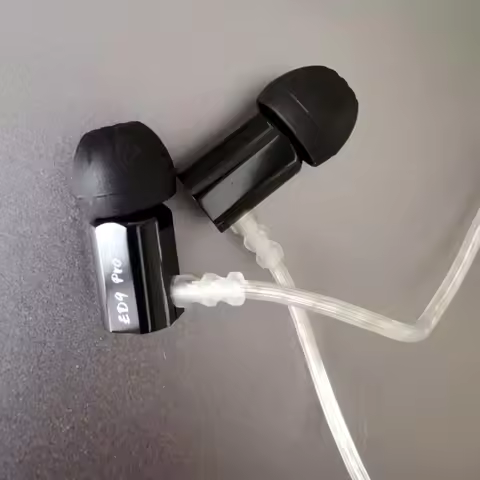 KZ ED9PRO Earphones Semi-Open Large Soundstsge Dynamic Driver Bass Music Headset HIFI Zinc Alloy Met