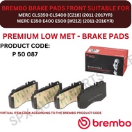 BREMBO GENUINE DISC BRAKE PAD (FRONT) FOR MERC CLS350 CLS400 [C218] '11-17YR / E350 E400 E500 [W212]