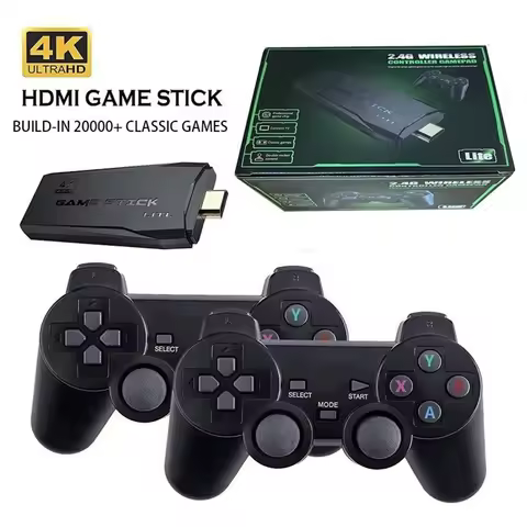 M8 4K HD Video Game Console 2.4G Double Wireless Controller Game player M8 20000 Games 32/64GB Retro