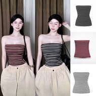 Women's Cotton Plaid Tube Top, Beautiful Form, Easy to Wear Every Day H OVV15