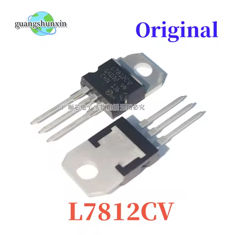 10PCS brand new original L7812CV L7812 KA7812 MC7812 7812 voltage regulator 12V 1.5A TO-220 inline v