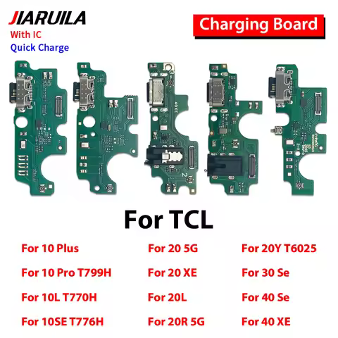 For TCL 10 Plus 10L 10SE 20 5G 20 Pro se XE 20L 20R 20Y 30 40 405 408 USB Charging Port Dock Connect