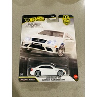 Hot Wheels Premium Car Culture 2008 Mercedes-Benz CLK 63 AMG Black Series die-cast car Power Trip Ca