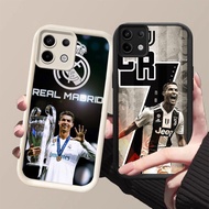 DK-57 CR7 FC Silicone Casing black and white for Infinix Tecno ITEL Smart POP Spark Pova 20 P65 30C 