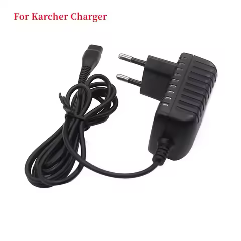 Vac Vacuum Battery Charger Plug Power Cable For Karcher Wv50 Wv55 Wv60 Wv70 Wv75 & Wv2 Wv5 Window Va