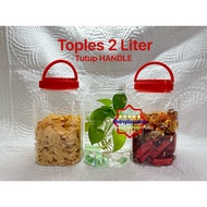 2 liter jar WITH HANDLE LID/betta jar/2 liter jar+HAND LID