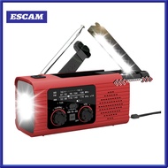 Norman Malthus Outdoor Survival Radio Compact Solar-powered Radio Emergency Solar Crank Radio with S