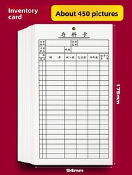 Business Supplies Storage Card Inventory Card Material Tag Label in out Card Stock Card Warehouse Ma