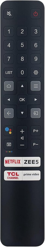 RC901V Replaced Voice Remote fit for TCL 4K Smart Android TV 50P615 43P615 55P615 65P615 55C825 65C8