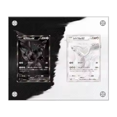 Pokemon Sv11 Black White Dragon Zekrom Reshiram Card Extended Art Display Case Collection Card Exten