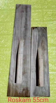 Roskam kayu super 55 cm kayu purnis+bonus sepon acian