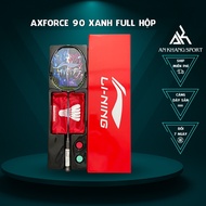 Lining Axforce 90 Green Dragon Max Badminton Racket Full Box - Pre-Stretched 11kg, Max 13kg (Includi