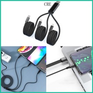CRE USB C to USB C Multi 3 in 1 3 Type C Port Charger 5V 2A Fast Charging Cord