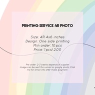 PRINTING SERVICE 4R photo print photo