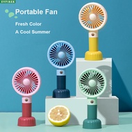 Portable Fan USB Rechargeable Mini Fan Handheld Small Fan Desktop Fan