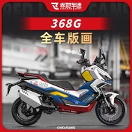 For Zontes 368G Sticker Decoration Protection Sticker Gundam Design Sticker 368G Modified Accessorie