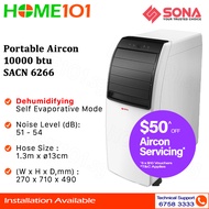 Sona Portable Aircon With Remote Control 10000BTU SACN 6266 *No Installation*