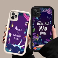 DF-94 Alice in Wonderland Luxury Soft Casing for Realme C53 C63 C61 C51 GT SE NEO6 6 Note 50 60 Narz