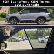 Suitable for SsangYong KGM Torres EVX car window sunshade,front and side door sun baffle,sunscreen i