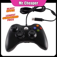 [MRCHEAPER] Xbox 360 Wired Controller Black, Ready stock. Works with Xbox 360 and Windows PCs