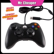 Xbox 360 Wired Controller Black, Ready stock. Works with Xbox 360 and Windows PCs