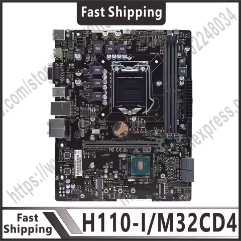 H110 motherboard kit H110-I/M32CD4 with i5 6500+DDR4 8G * 2 1151 motherboard kit HDMI USB3.0 MicroAT