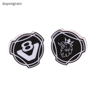 (duyongrain) 1x V8 Logo Fit For Scania Truck Front Grill Grille Emblem Badge With White 24V LED Ligh