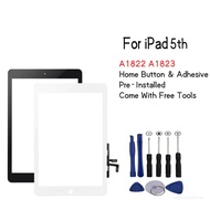 Touch Screen Glass Digitizer Replacement Kit for iPad 5th Generation 2017 A1822 A1823 with Tools Hom