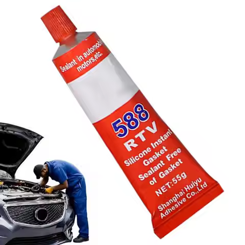 High Temp Gasket Maker High-Temp Red Rtv Silicone Gasket 55g Gasket Sealer Gasket Maker Non-corrosiv