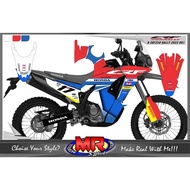 Custom Decal Sticker Honda CRF250 Rally Design as you like/Striping Honda CRF250 Rally Fullbody