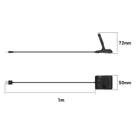 Charger Cradle Dock Adapter for TicWatch proX E3/Pro 5/USB Magnetic Charging Cable Stand For Ticwatc