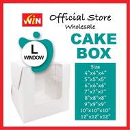 L Shape Window Cake Box Window Tall Cake Box 6"x6"x6" / 8"x8"x8" / 10"x10"x10" ❤️‍🔥LOWEST PRICE❤️‍🔥