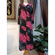 Jubah hitam pink wanita dewasa-preloved