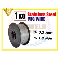 VERYWELD 1Kg Stainless Steel Mig Wire Coil Welding