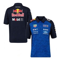 2026 New Style F1 Red Bull POLO Fleet Vesta T-shirt Hot-selling Racing Suit Short-sleeved F1 Merchan