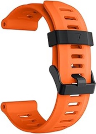GANYUU Fashion Replacement Silicone Watchbands Strap For Garmin Fenix 5X / Fenix 3 Watch With Tools Accessories (Color : Orange, Size : Fenix 3)