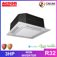 ACSON R32 3HP CEILING CASSETTE WITH PLASMA A3CK F SERIES A3CK30F &amp; A3LC30C