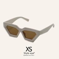 Unique Diamond Sunglasses Thick Frame Style Sunshade Glasses Sunscreen Triangle Cat Eye Sunglasses 2